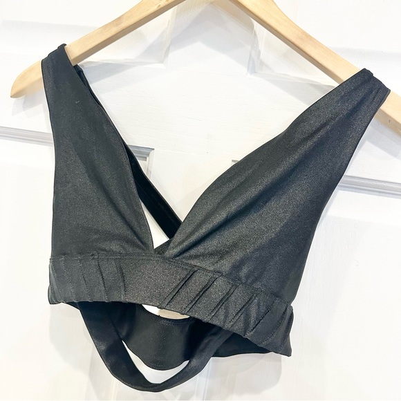 CARBON38 Glossy Cross Back Bra - Picture 3 of 5